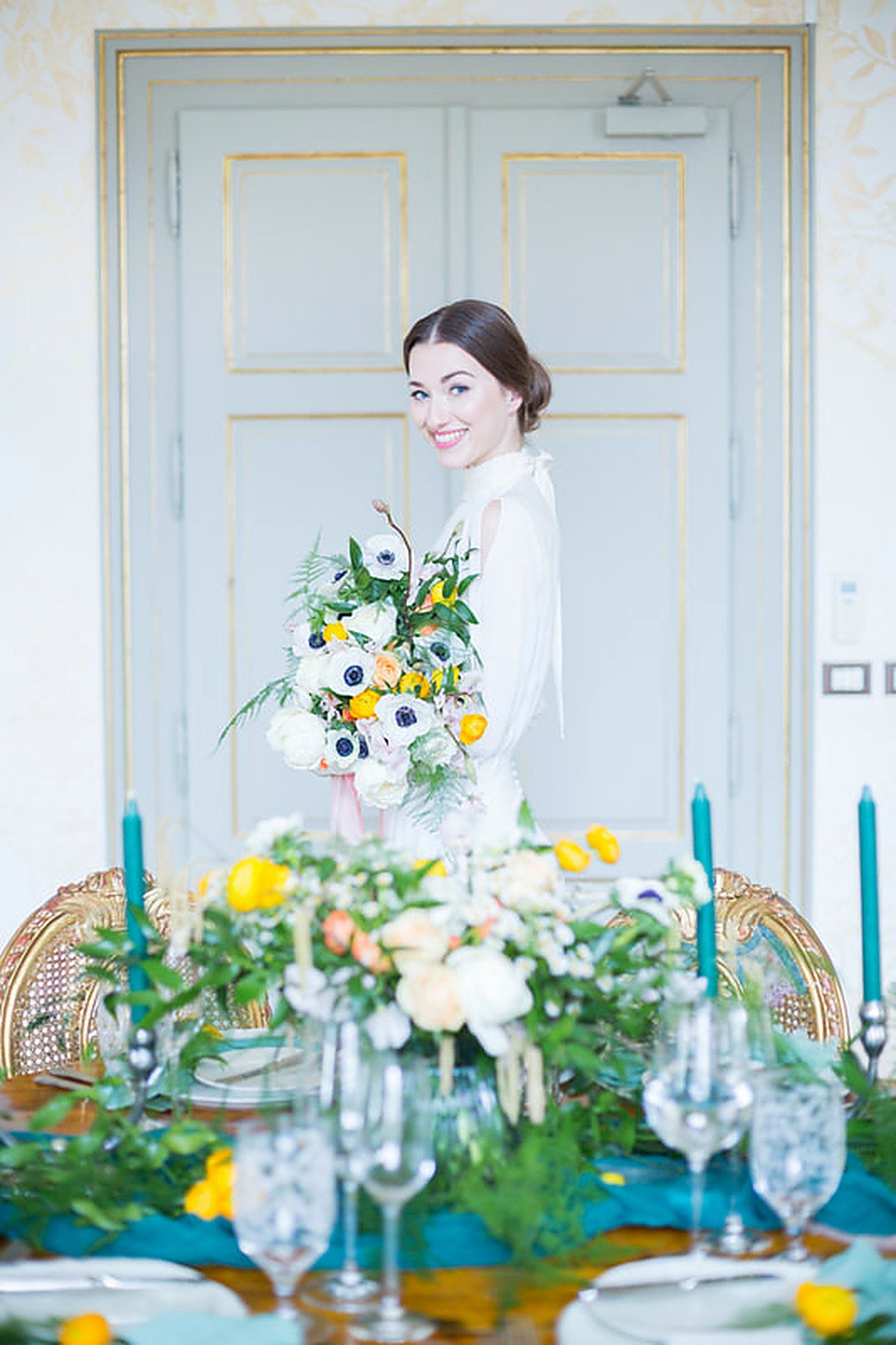 Wedding florals by The Velvet Poppy