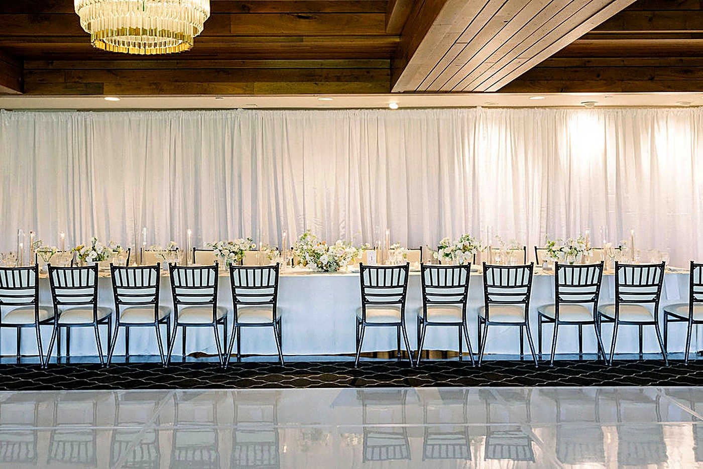 Reception tablescape & centerpieces