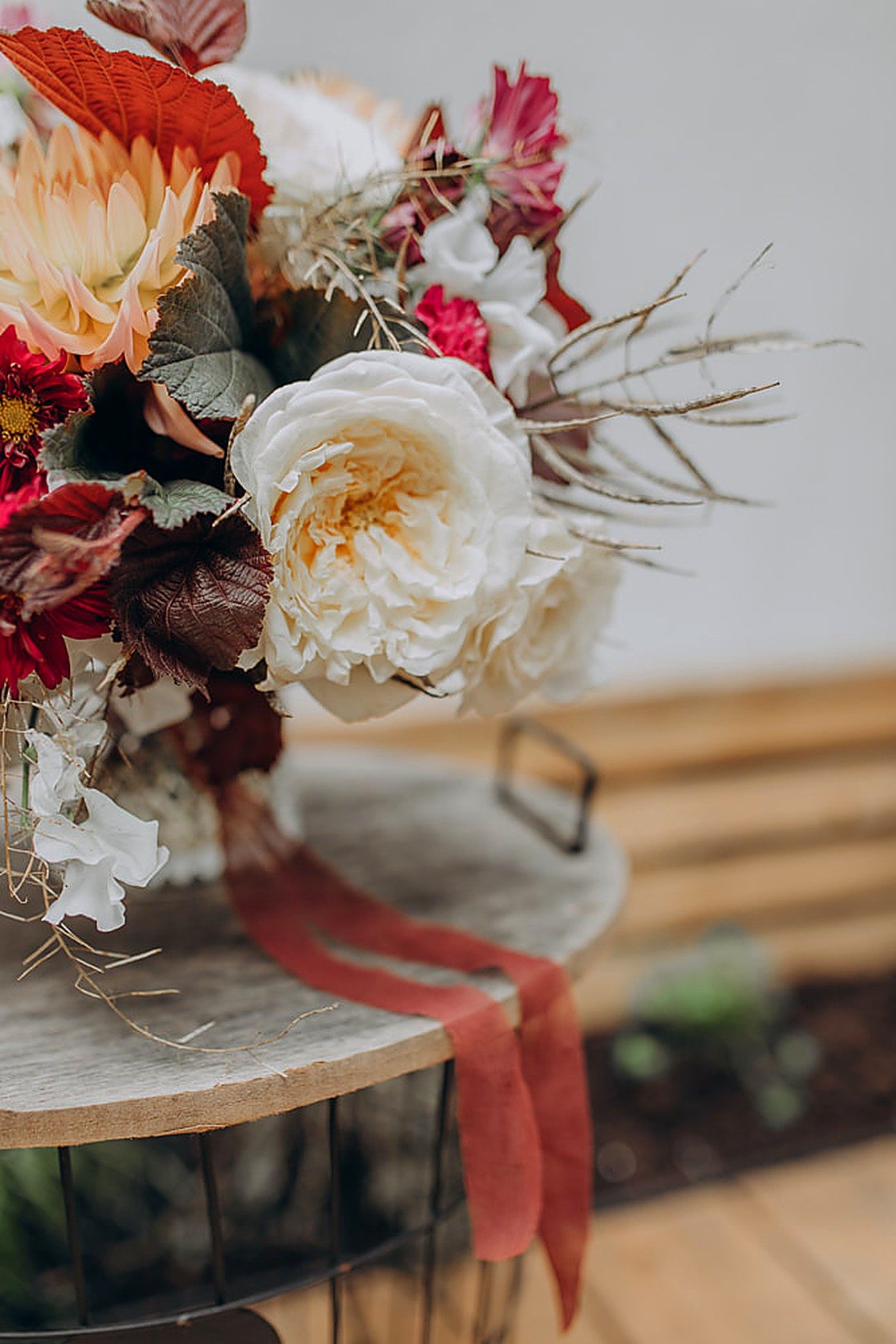 Reception tablescape & centerpieces