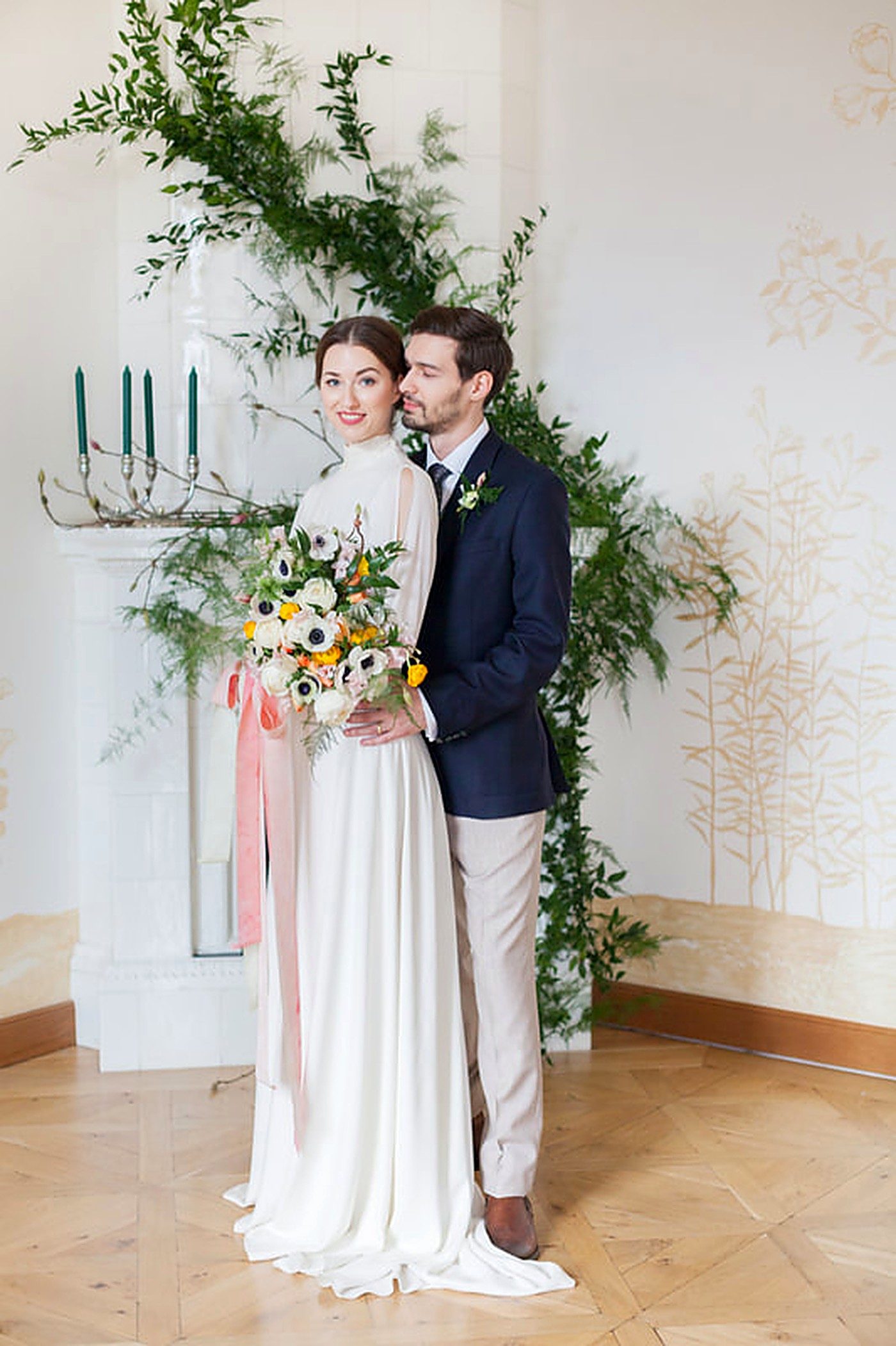 Wedding florals by The Velvet Poppy