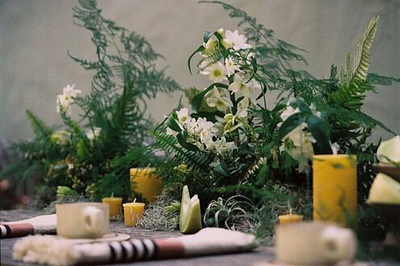 Reception tablescape & centerpieces